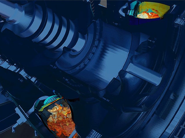 Simulación térmica de una turbina